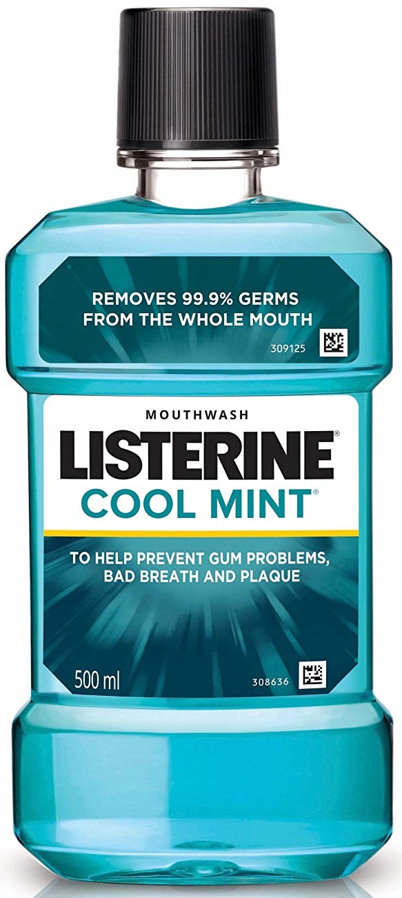 LISTERINE MOUTHWASH COOL MINT 500ML